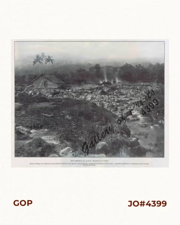 Hot Springs of Albay, island of Luzon.