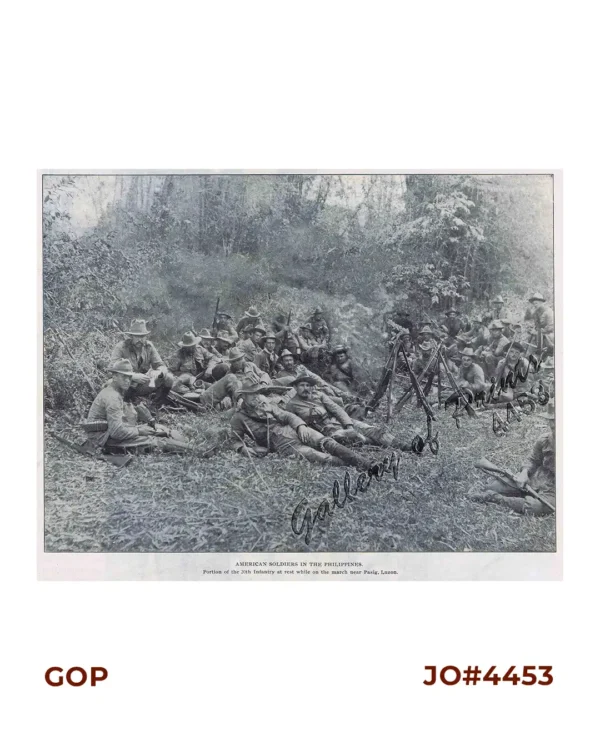 American soldiers in the Philippines.