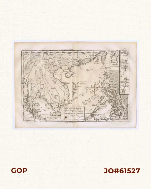 Les Isles Philippines, celle de Formose, le Sud de la Chine, les Royaumes de Tunkin, de Cochinchine, de Camboge, de Siam, des Laos…