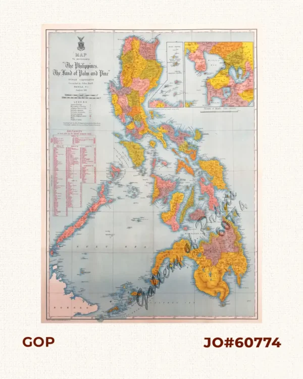 Map to Accompany "The Philippines, the Land of Palm and Pine" insets:  1) [North of Luzon] 2) Vicinity of Manila
