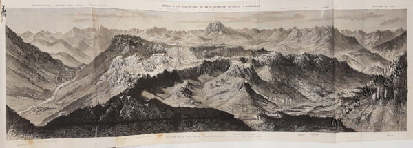 El Tunel de los Alpes. Vista General del Monte Cenis y del Monte Frejus.