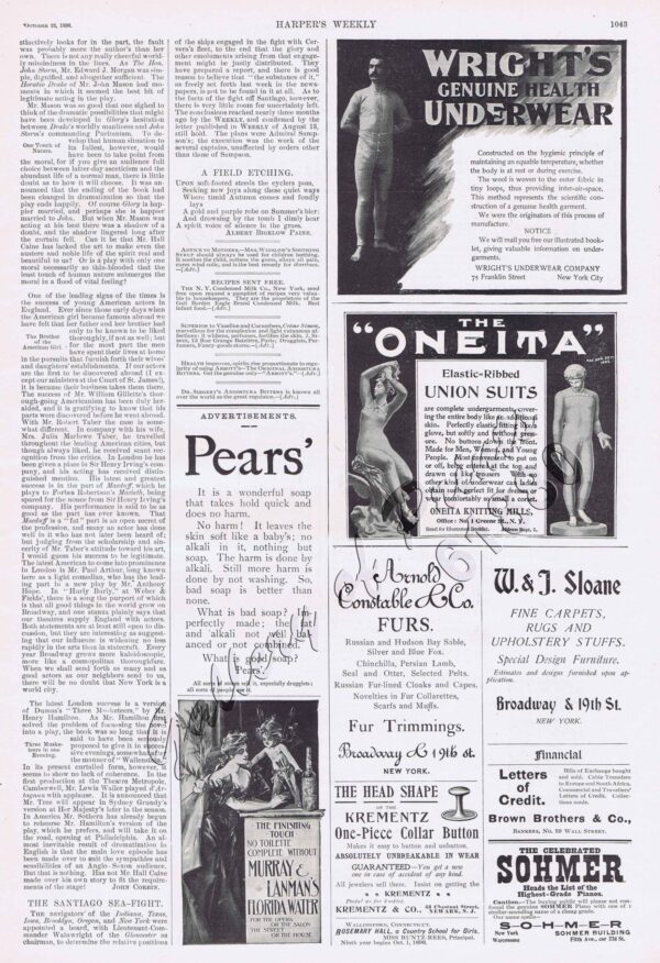 Advertisements [whole page] [page 1043]