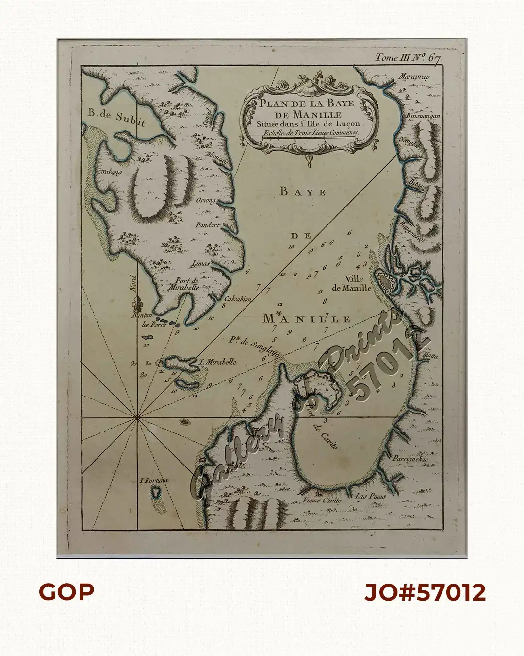 Plan de la Baye de Manilleā¦