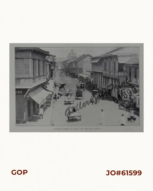 Chinese Shops in Calle de Rosario, Manila