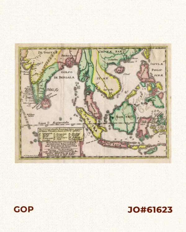 Nova Delineatio particularis Apostolicarum Peregrinationum noni Indiarum Apostoli in India Orientali [A New Apostolic Presentation of the East Indies…]