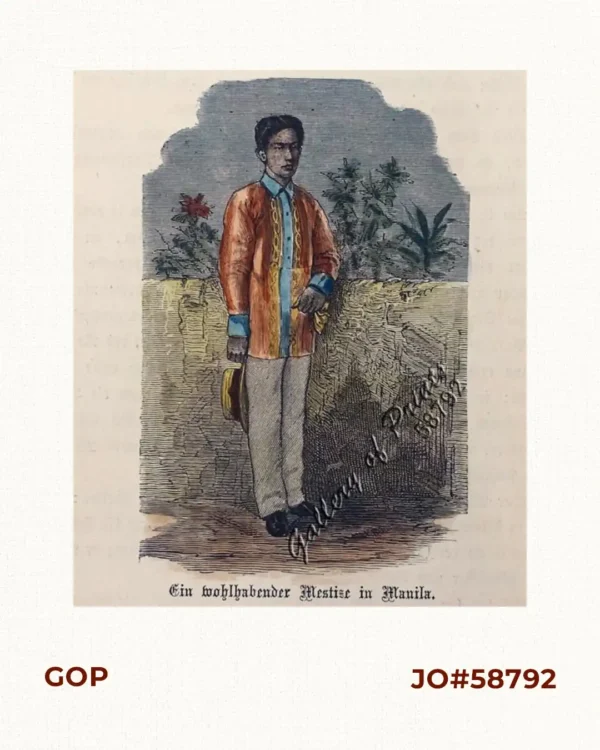 Ein wohlhabender Mestize in Manila [A wealthy mestizo in Manila]