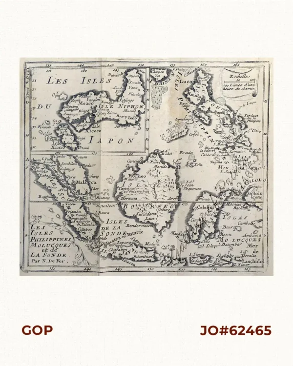 Les Isles Philippines Molucques et de La Sonde [inset:] Les Isles du Iapon