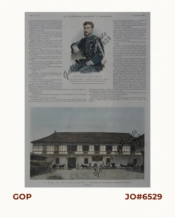 1. D. Francisco Lopez Arteaga. 2. La vida en Las Islas Filipinas. - Una fonda en el Arrabal de Binondo.
