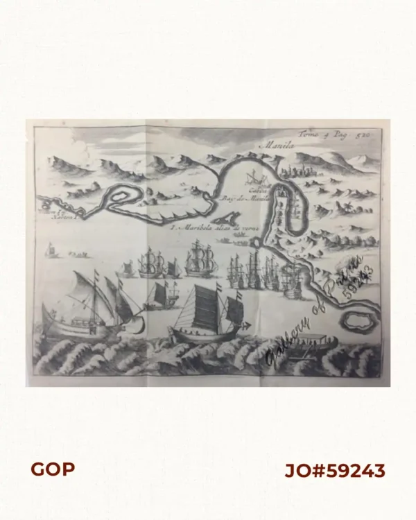 Manila [with a fleet of Adm. Joris van Spilberghen & a smoking Taal]