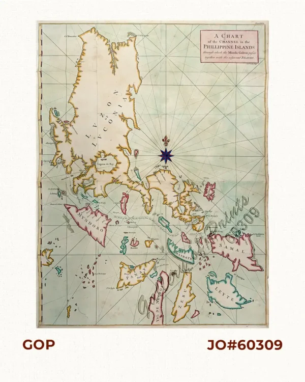 A Chart of the Channel in the Phillippine Islands [sic] through which the Manila Galleon Passes Together with the Adjacent Islands