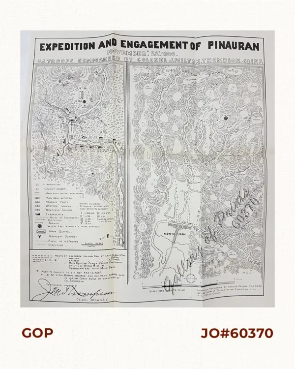 Expedition and Engagement of Pinauran November !22!1900