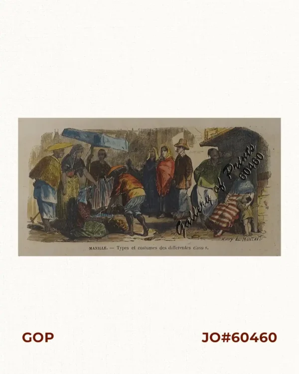 Manille: Types et Costumes des differentes classes.