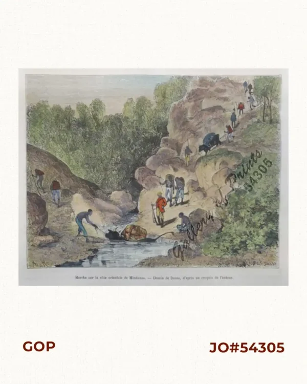 Marche sur la côte orientale de Mindanao