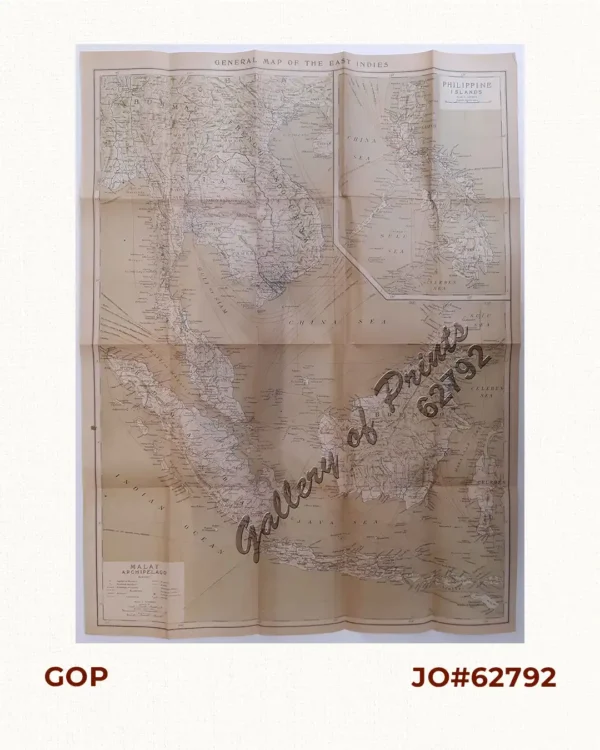 General Map of the East Indies inset: Philippine Islands