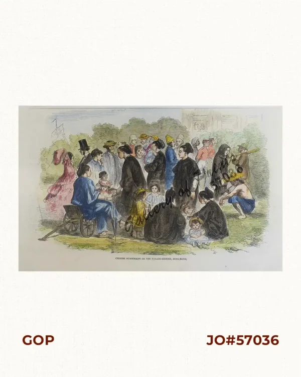 Sketches from Manilla and Hongkong Chinese Nursemaid on the Parade- Ground, Hongkong