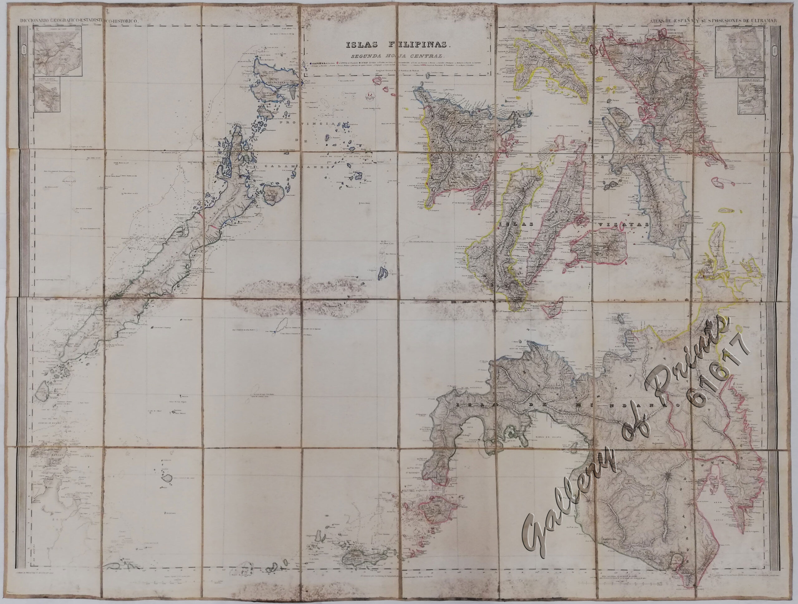 1) Islas Filipinas: Primera Hoja Central; 2) Islas Filipinas: Segunda Hoja Central; 3) Posesiones de Ultramar (Oceania) - Islas Filipinas - Image 2