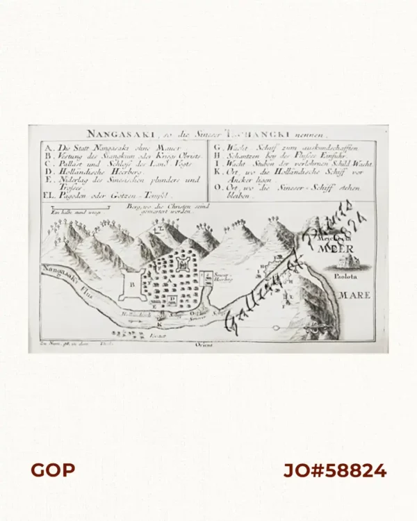 Nangasaki, so die Sineser Tschangki nennen [Nagasaki or Changi as the Chinese call it]