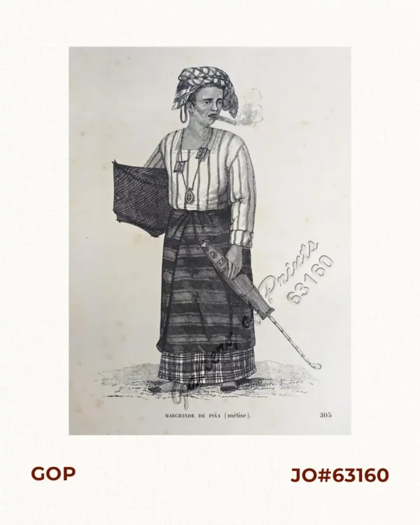 Marchande de Piña (métise).