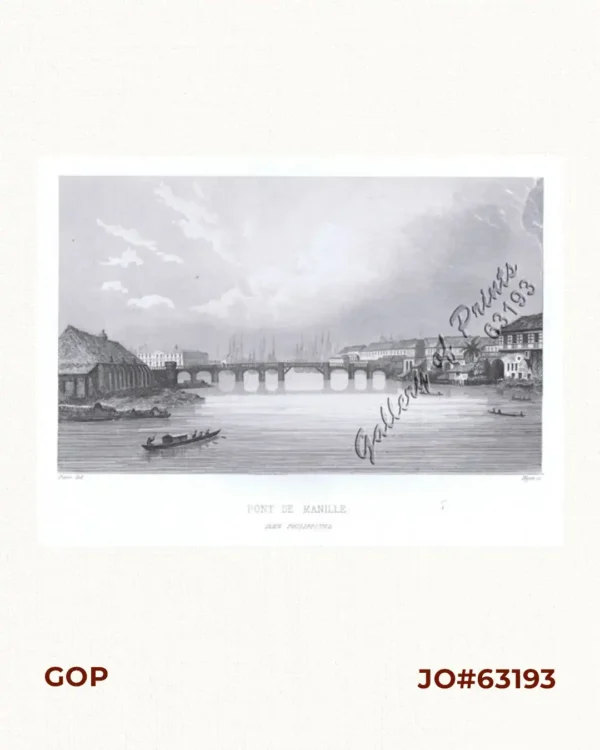 Pont de Manille (Iles Philippines.)  [Manila Bridge (Philippine Islands)