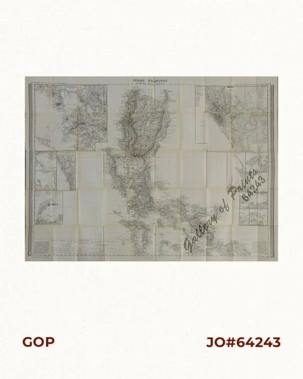 1) Islas Filipinas: Primera Hoja Central; 2) Islas Filipinas: Segunda Hoja Central; 3) Posesiones de Ultramar (Oceania) - Islas Filipinas