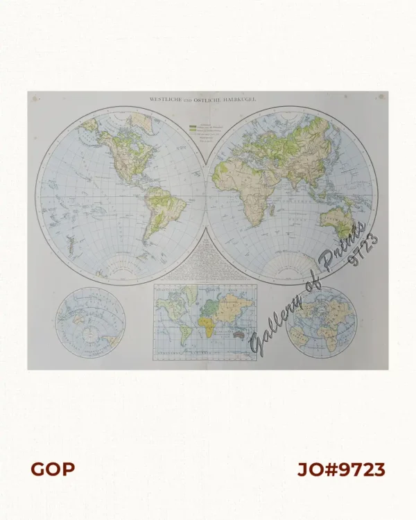 Westliche und Östliche Halbkugel…  [Western and Eastern Hemisphere]