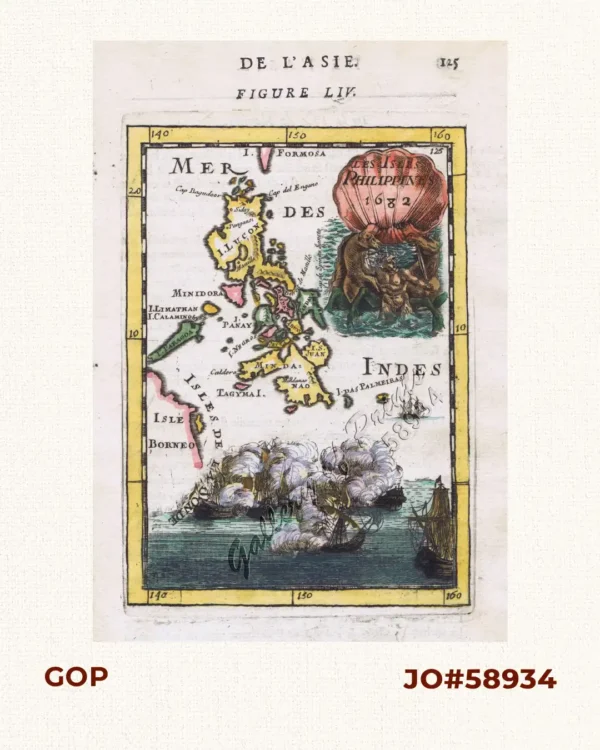 Les Isles Philippines 1682