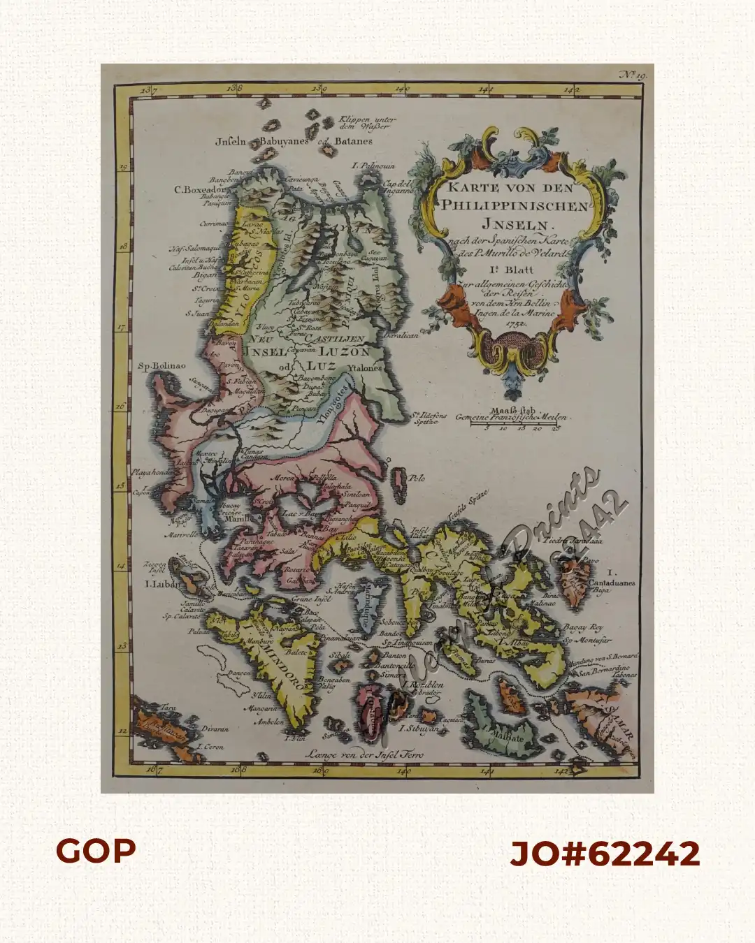 Karte von den Philippinischen Inseln 1. Blatt Karte von den Philippinischen Inseln 2. Blatt
