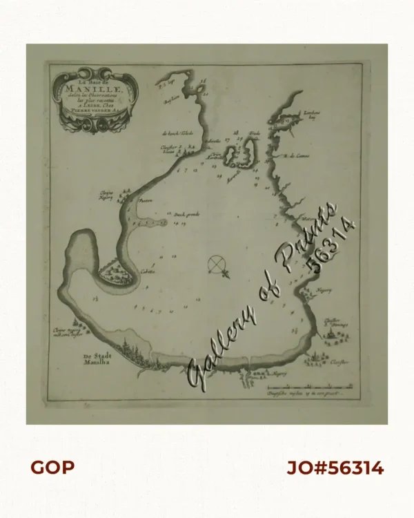 La Baie de Manille... [Bay of Manila with the Most Recent Observations, at Leiden…] [Bay of Manila with the Most Recent Observations, at Leiden…]