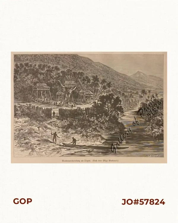 Mandayaniederlassung am Tágum.