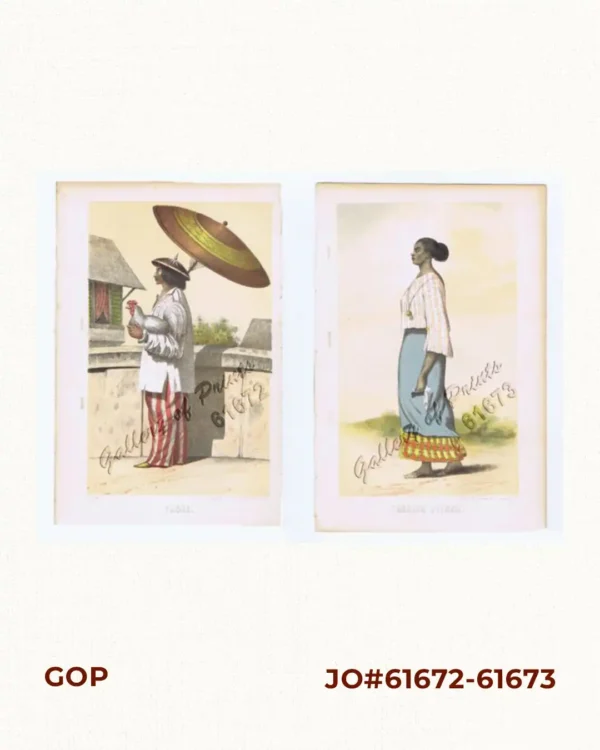 Tagal & Tagalsk Qvinna. [Tagal Woman]