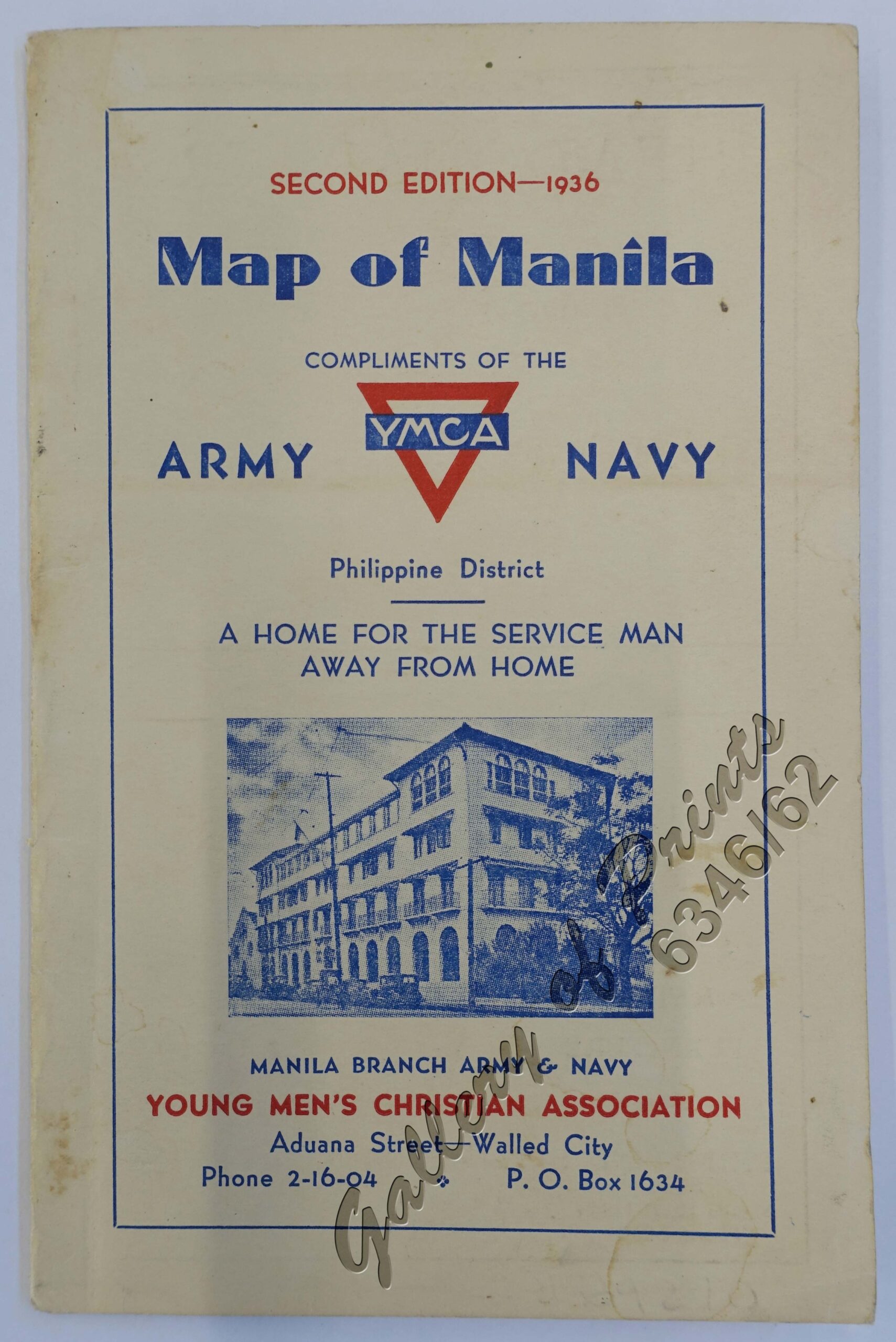 Manila Harbor Complimentary Map of the City of Manila. - Image 3