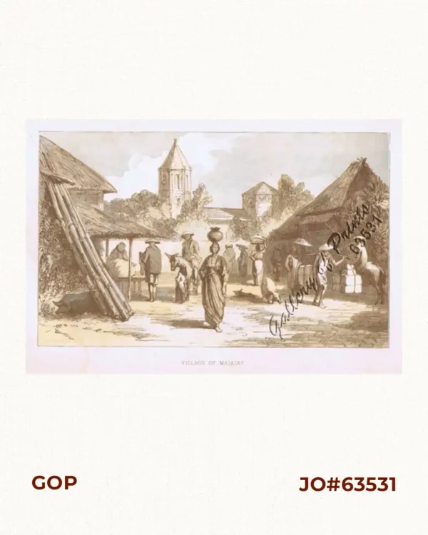 Village of Majajay. (Laguna Province, Luzon)