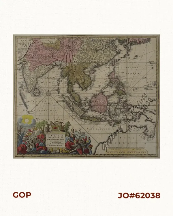 India Orientalis, cum adjacentibus insulis nova delineatione