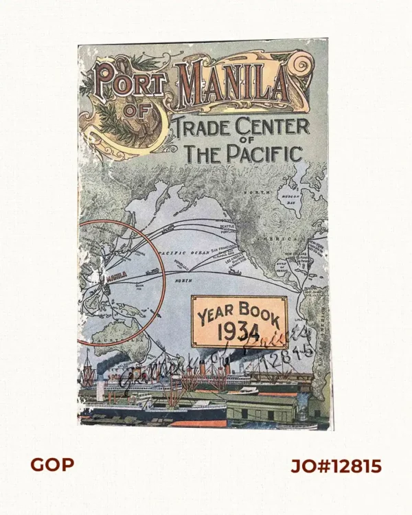 Port of Manila,  Trade Center of the Pacific  Year Book 1934
