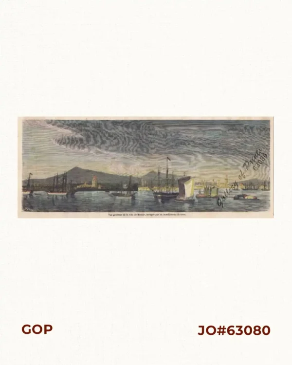 Vue générale de la ville de Manille, ravagée par un tremblement de terre. [General View of Manila City after the Earthquake]