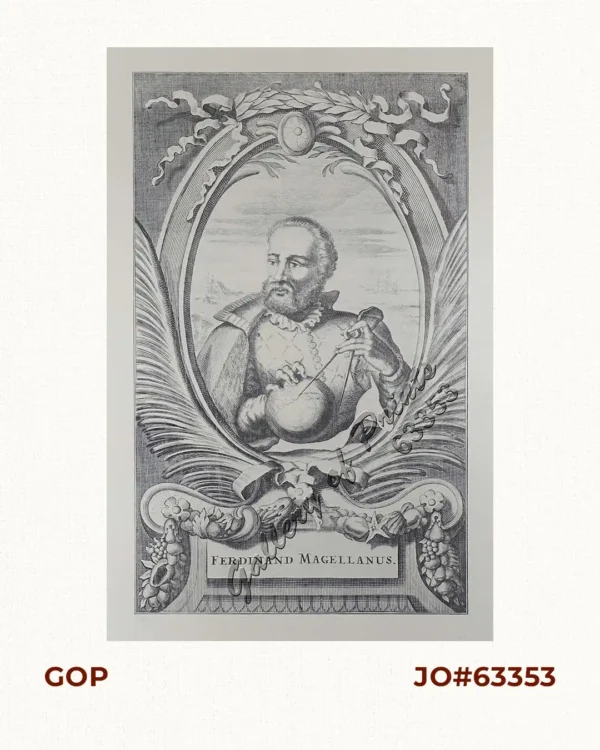 Ferdinand Magellanus. [portrait]