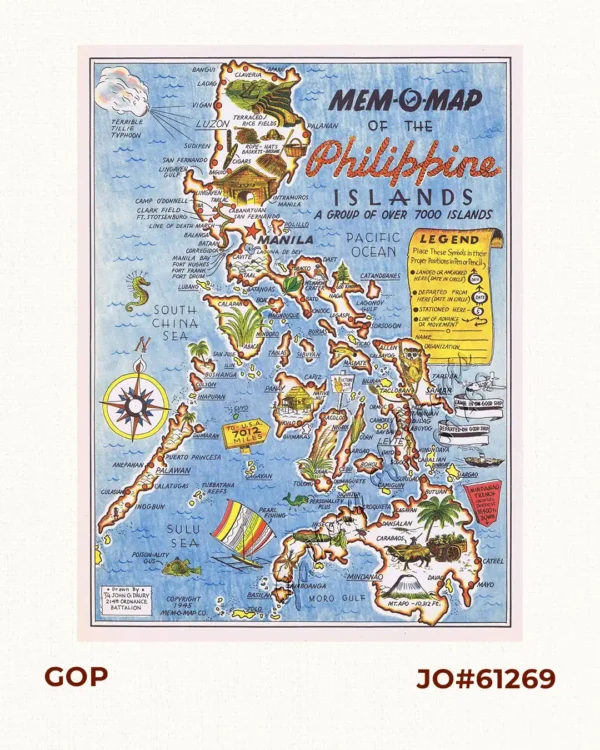 Mem-O-Map of the Philippine Islands.
