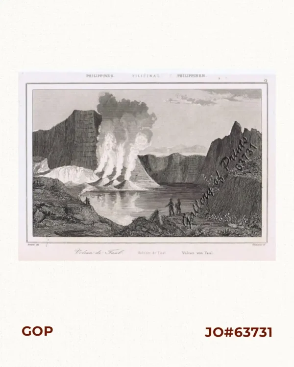 Philippines - Volcan de Taal. Filipinas - Volcan de Taal. Philippinen - Vulcan von Taal.