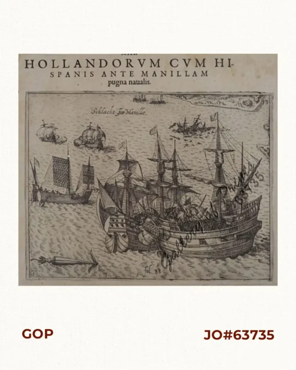 Schlacht for Manille   [Battle for Manila] ( Oliver van Noort at Manila against Antonio de Morga)