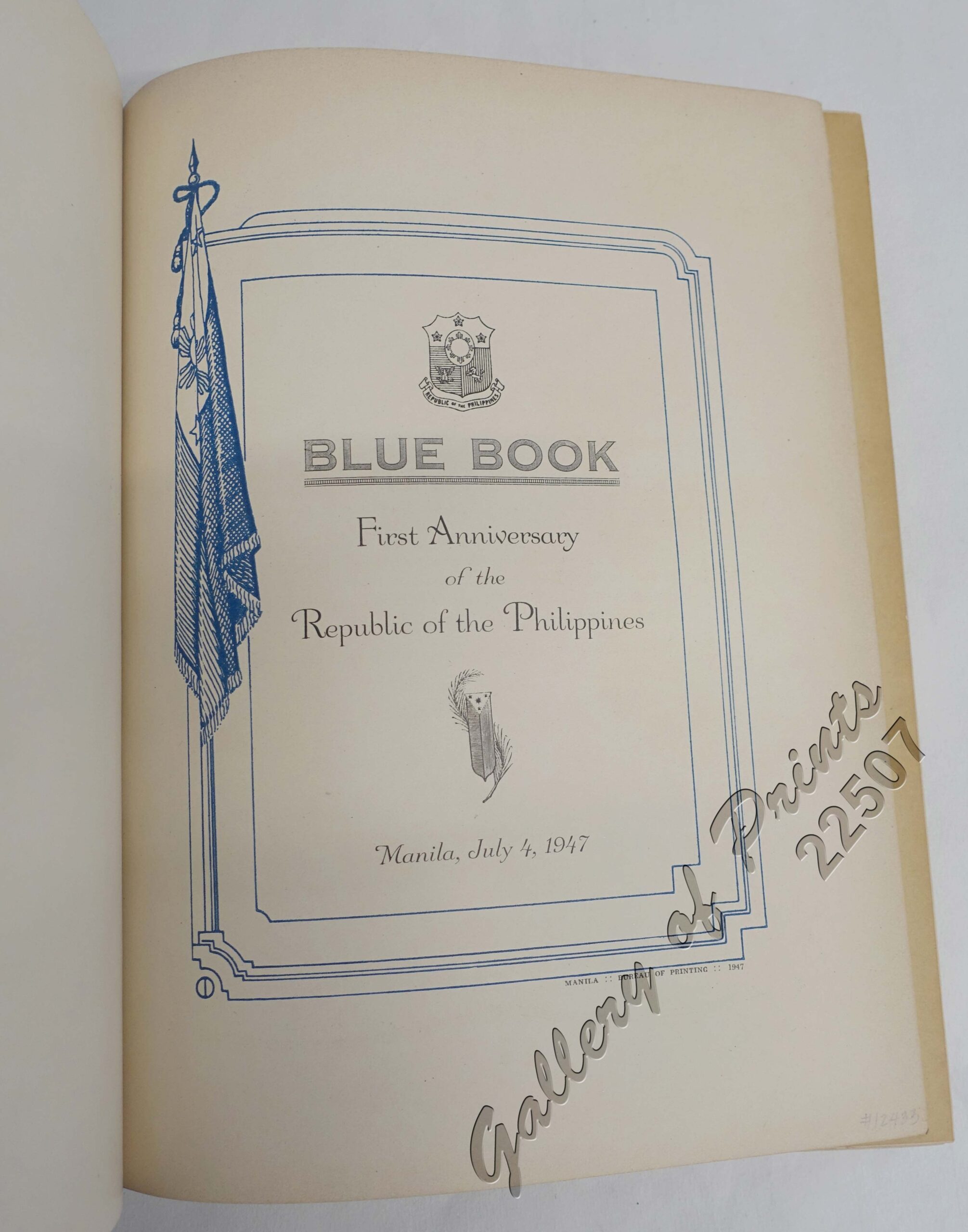 Blue Book of the First Year of the Republic of the Philippines - Image 3