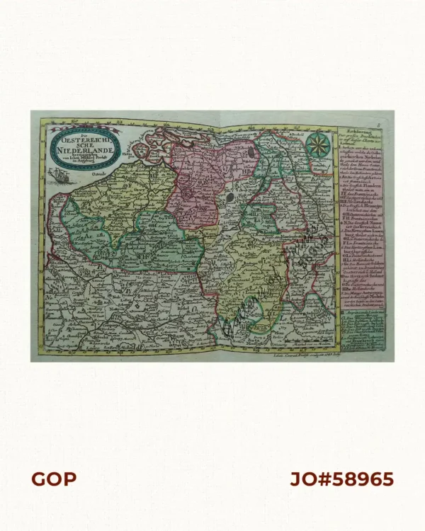 Die Oesterreichische Niederlande herausgegeben von Iohan Michael Probst in Augsburg