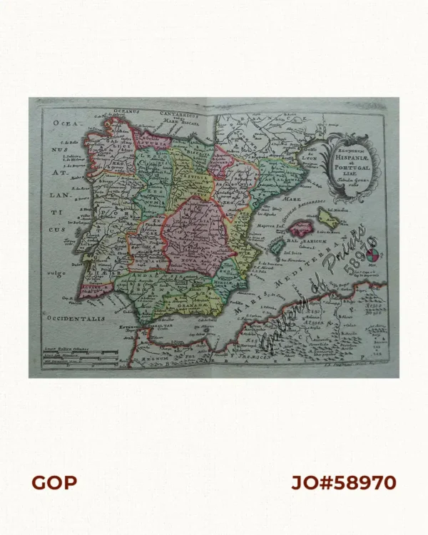 Regnorum Hispaniae et Portugalliae Tabula Generalis