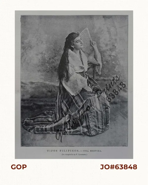 Tipos Filipinos. Una Mestiza