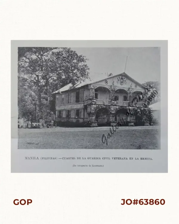 Manila (Filipinas) - Cuartel de la Guardia Civil Veterana en la Ermita.