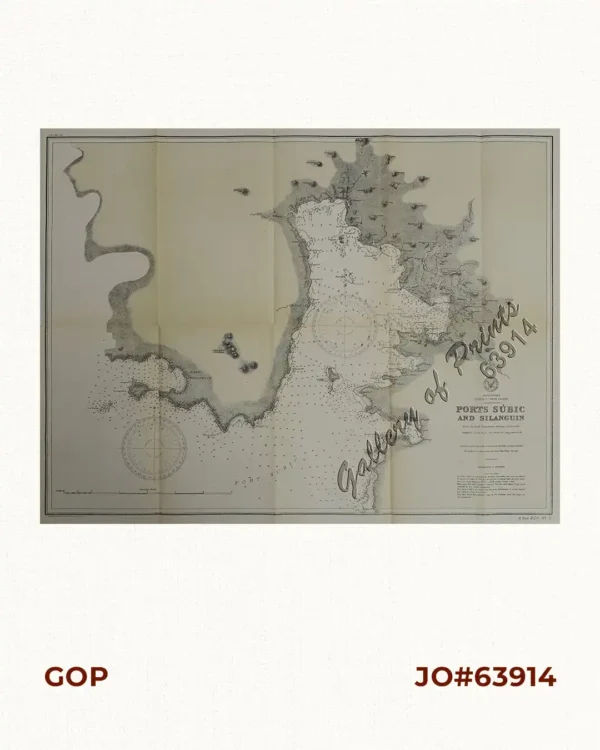 Ports Subic and Silanguin. From Spanish Government Surveys 1885 & 1891