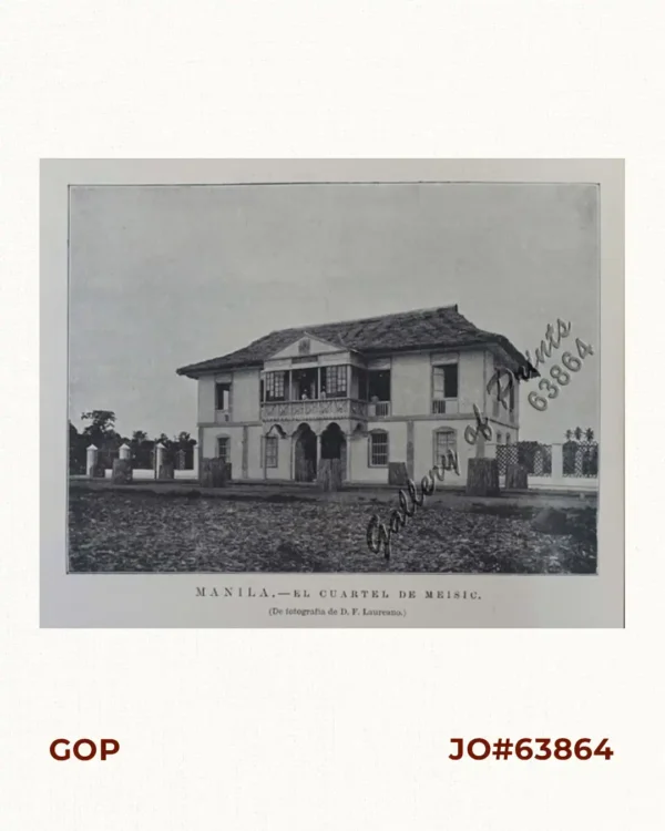 Manila. - El Cuartel de Meisic. [Barracks ..]