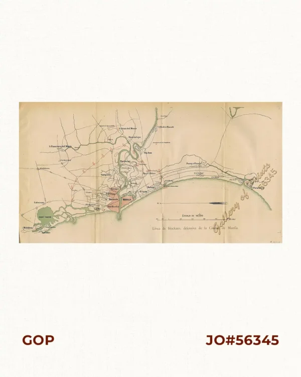 Linea de blockaus, defensive de la Ciudad de Manila.