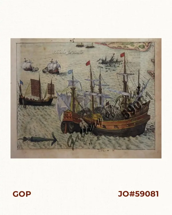 Schlacht for Manille   [Battle for Manila] ( Oliver van Noort at Manila against Antonio de Morga)