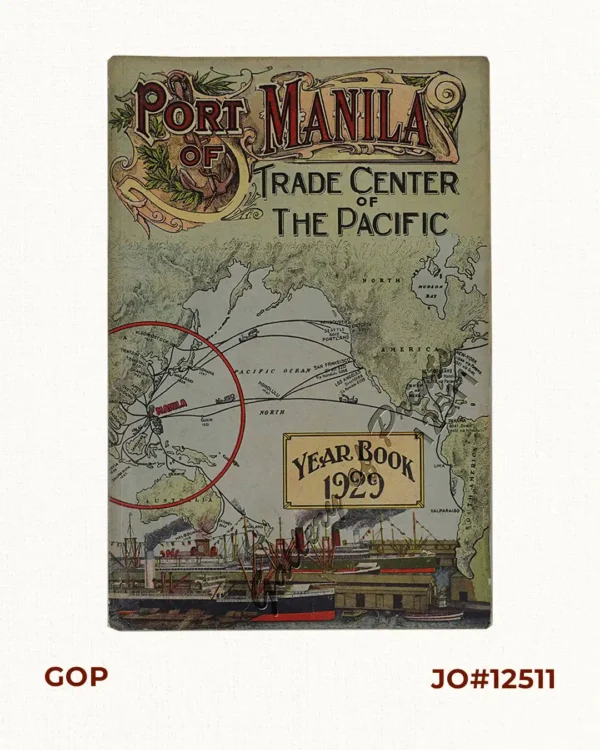Port of Manila,  Trade Center of the Pacific  Year Book 1929
