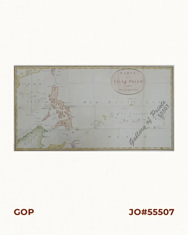 Carte des Isles Pelew et autres Adjacentes